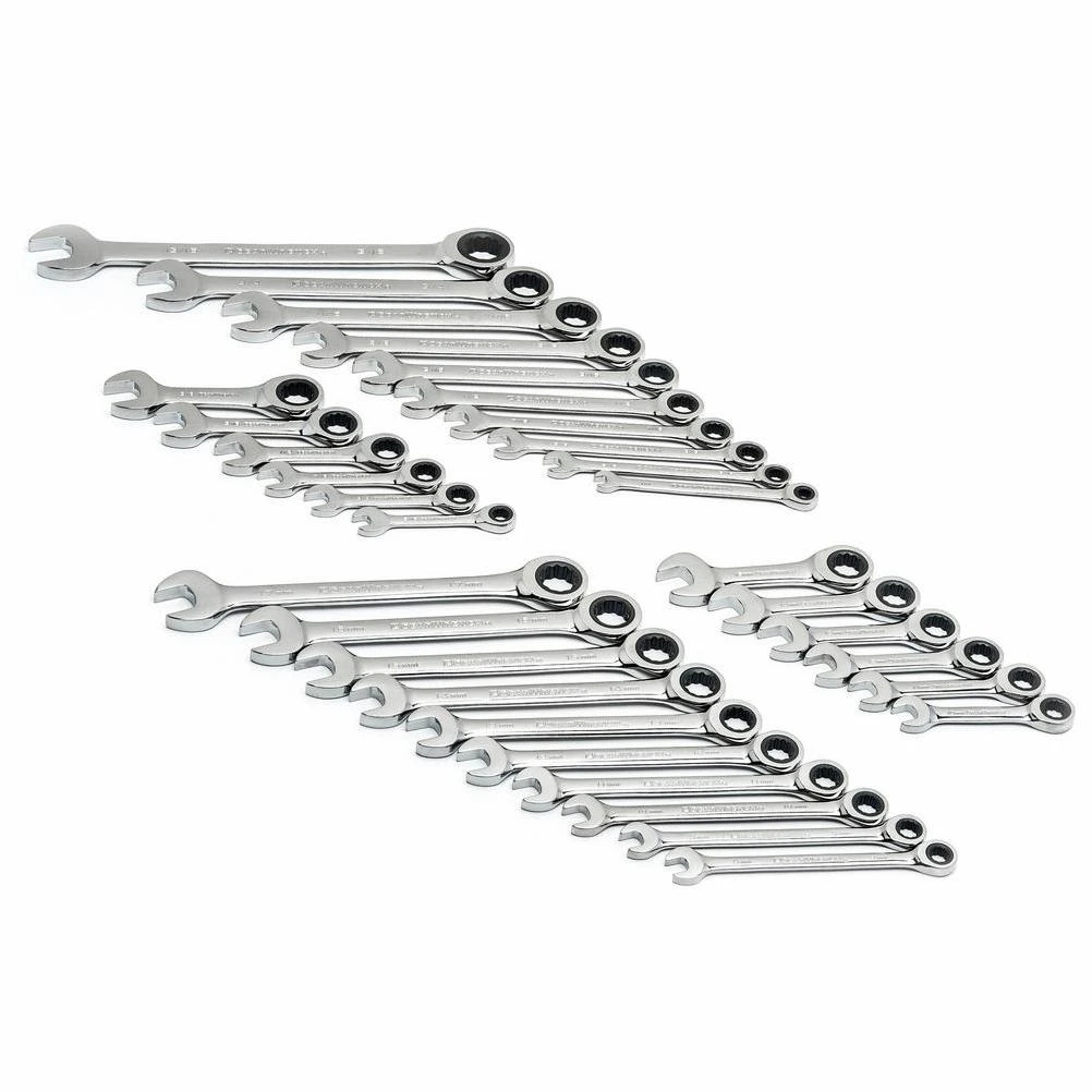 SAE/Metric Ratcheting Set (32-Piece)