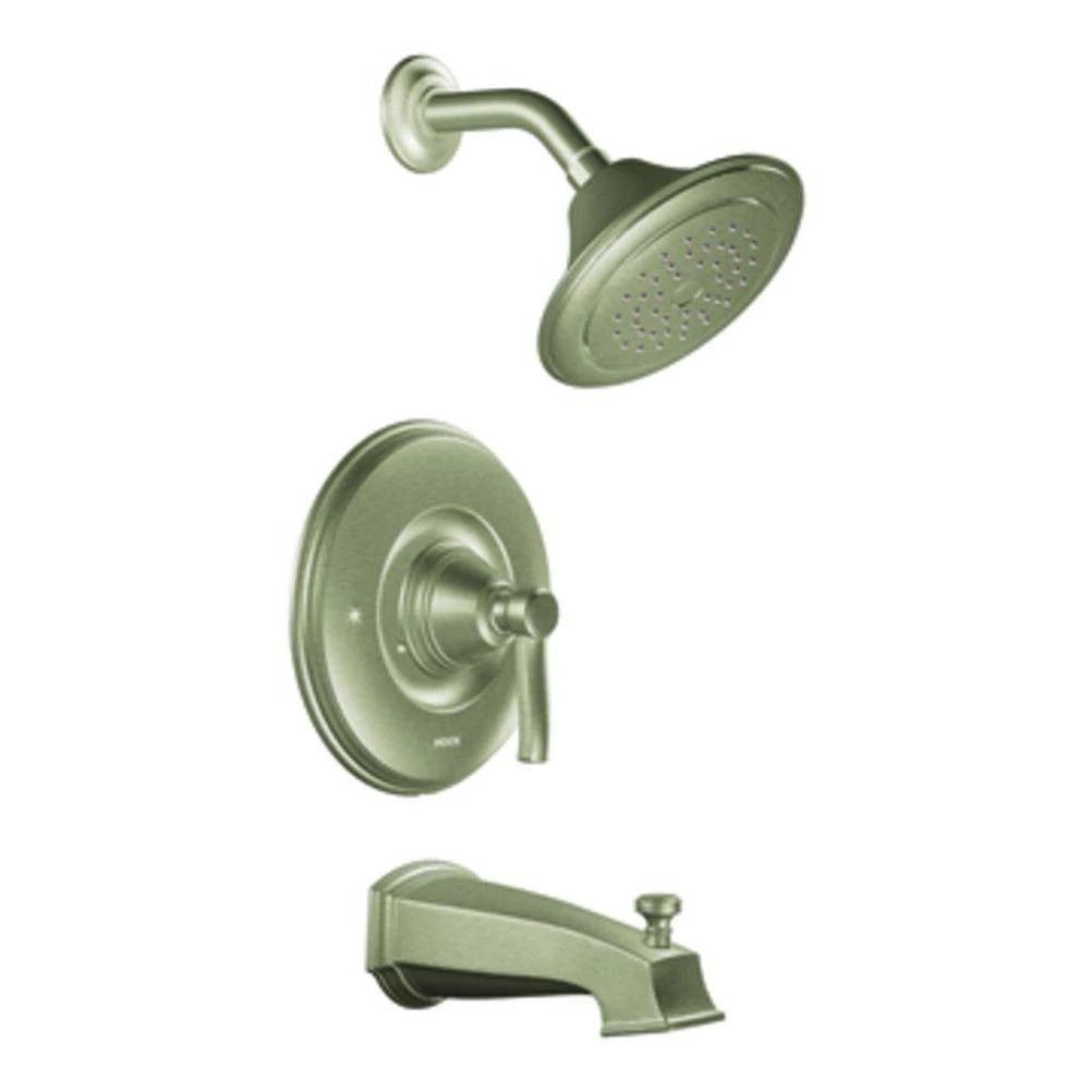 Rothbury Single-Handle 1-Spray Moentrol Tub and Shower Faucet Trim Kit in Brushed Nickel (Valve Not Included)