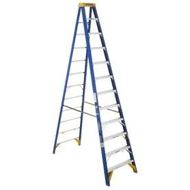 Werner 12-ft Fiberglass Type 1AA - 375 lbs. Step Ladder
