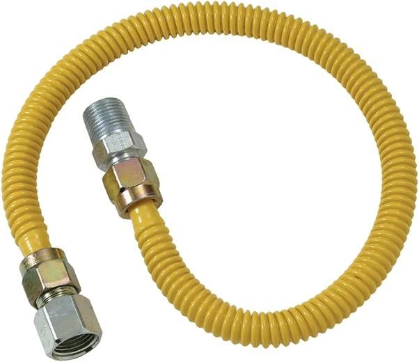EFGC-038-YE-1011-48 Gas Connector - 0.5 in. x 48 in.