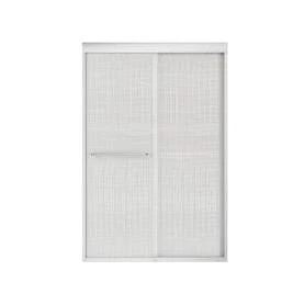 MAAX Aura 43-in to 47-in W Frameless Chrome Sliding Shower Door