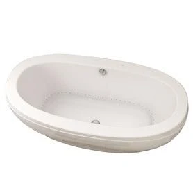 MAAX Reverie 67-in White Acrylic Freestanding Air Bath with Center Drain