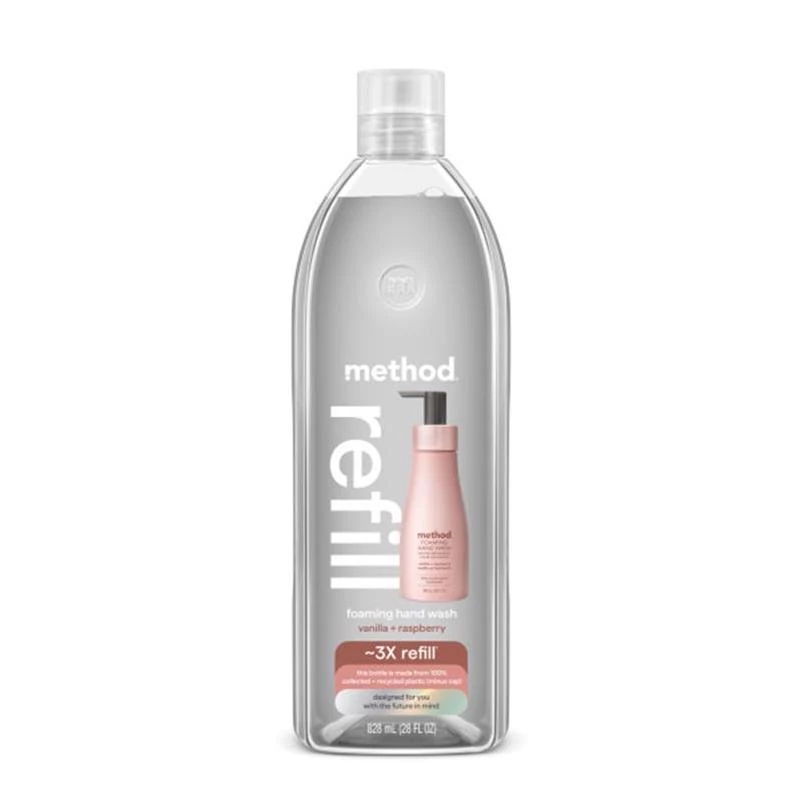 Method Vanilla & Raspberry Scent Foam Hand Wash 28 oz