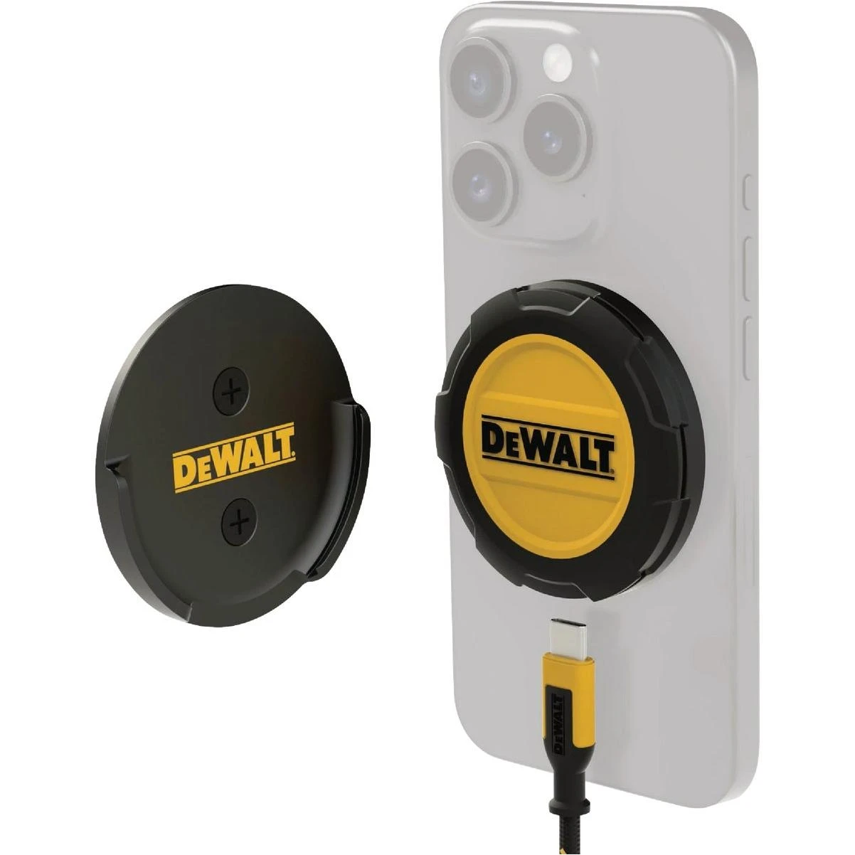 DEWALT 15W Wall-Mountable Magnetic Wireless Charger