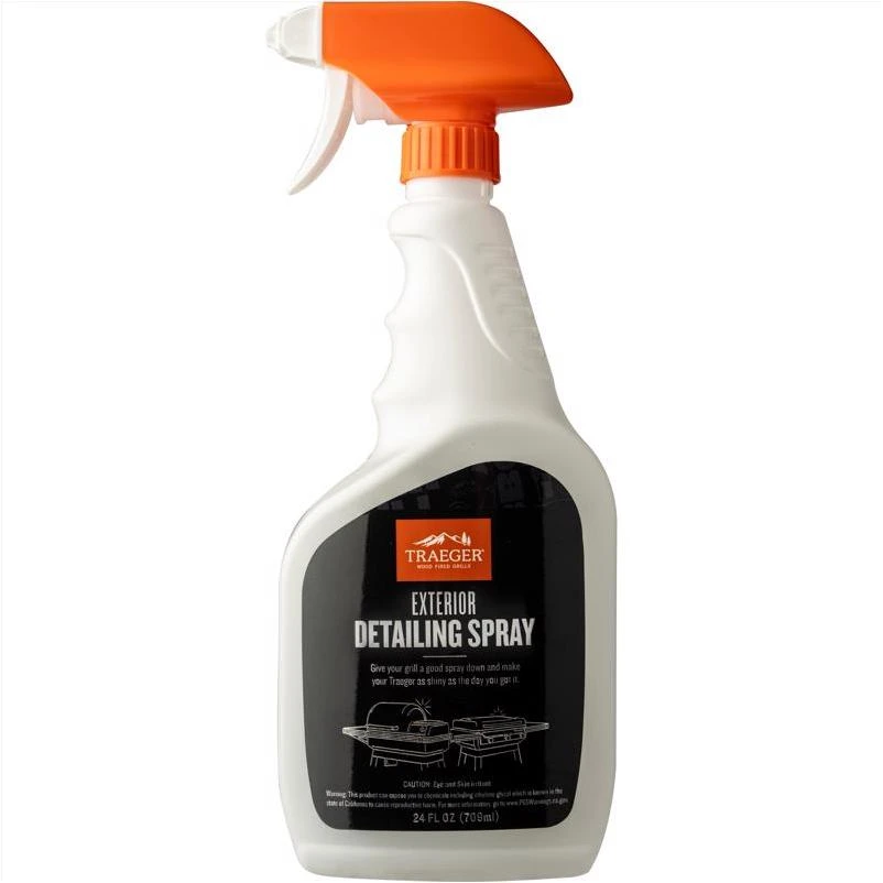 Traeger Exterior Detailing Spray 24 oz - Enamel-Safe Grill Cleaner