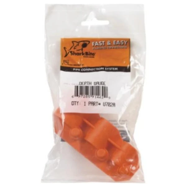 SharkBite UR702A Insertion Depth and Pipe Deburring Tool, Nylon Blade, 3.346 in L
