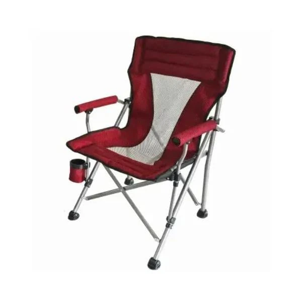 138331 Hard Arm Chair, Red - Extra-Large