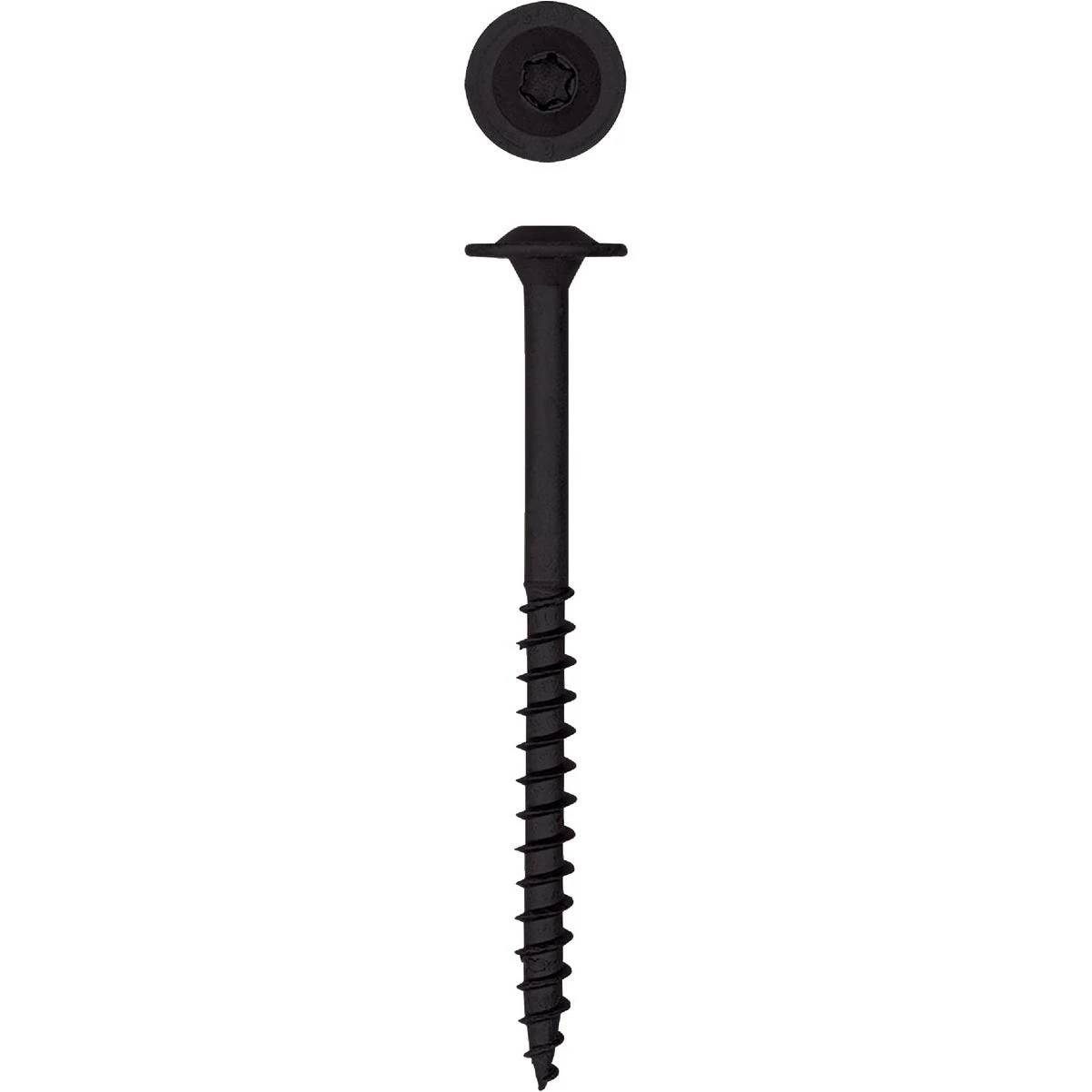 SPAX 5/16 In. x 4 In. Washer Head Black HCR PowerLag Screw (150-Count)