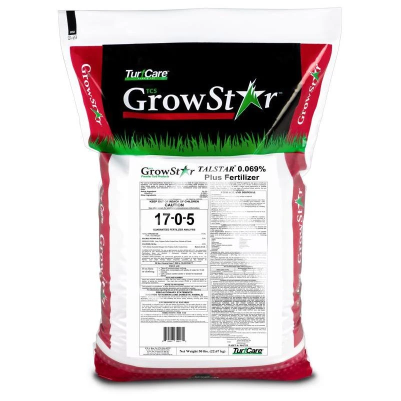 GrowStar Talstar Insect and Grub Control Lawn Fertilizer For All Grasses 15000 sq ft