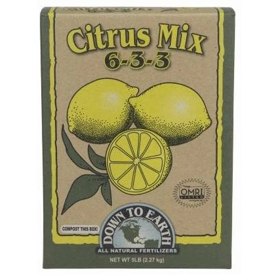Citrus Mix Fertilizer 6-3-3, 5 Pounds