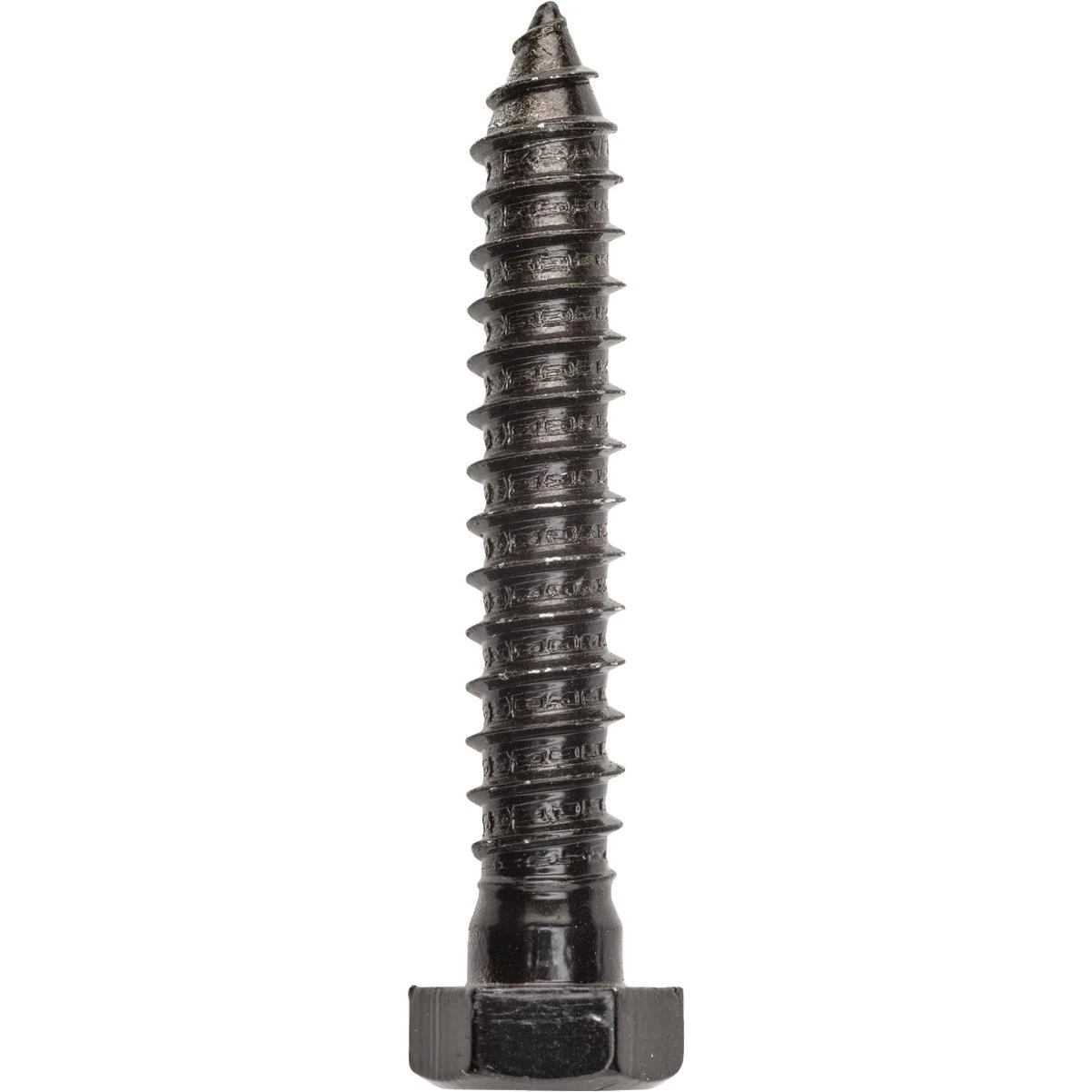 National Hardware 1/2 In. x 3 In. Hex Head Black Lag Bolt (4 Ct.)