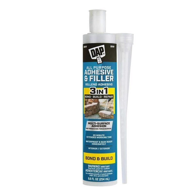 8.6 Oz. All Purpose Adhesive & Filler - 3-in-1 Epoxy For Bonding, Building & Repairing