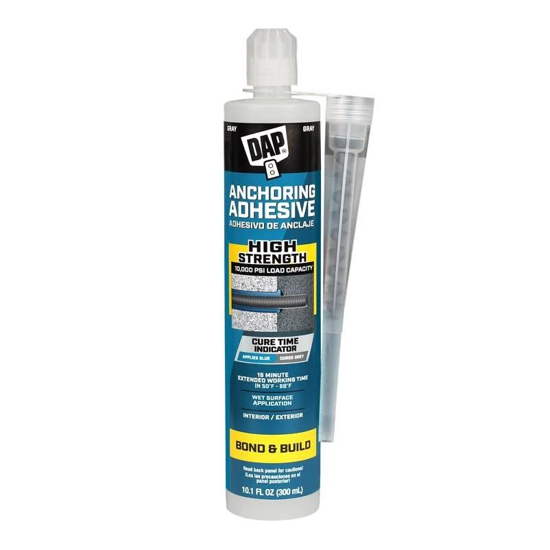 10.1 Oz. Anchoring Adhesive - Low Odor, Styrene Free, Gray Cure Indicator