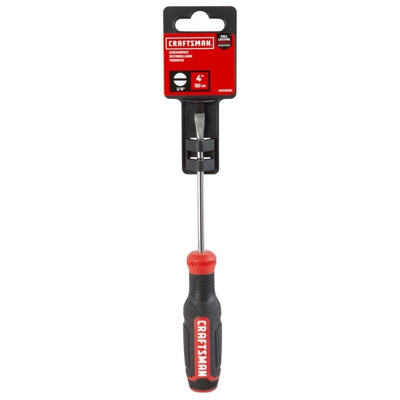 Craftsman 3/16 in. X 4 in. L Slotted Screwdriver 1 pc