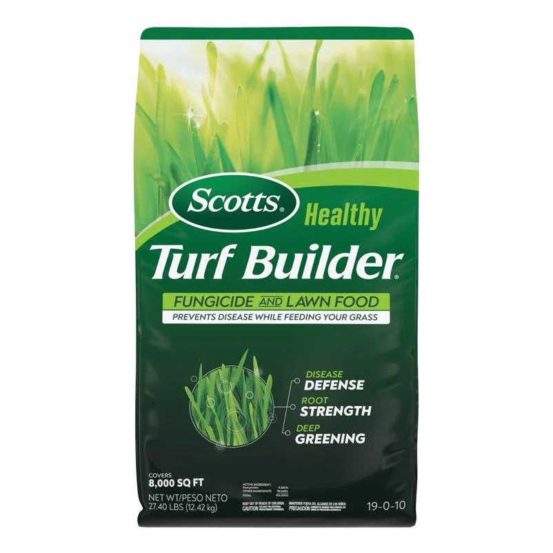 Scotts Turf Builder Moss and Fungus Control Lawn Food For Multiple Grass Types 8000 sq ft