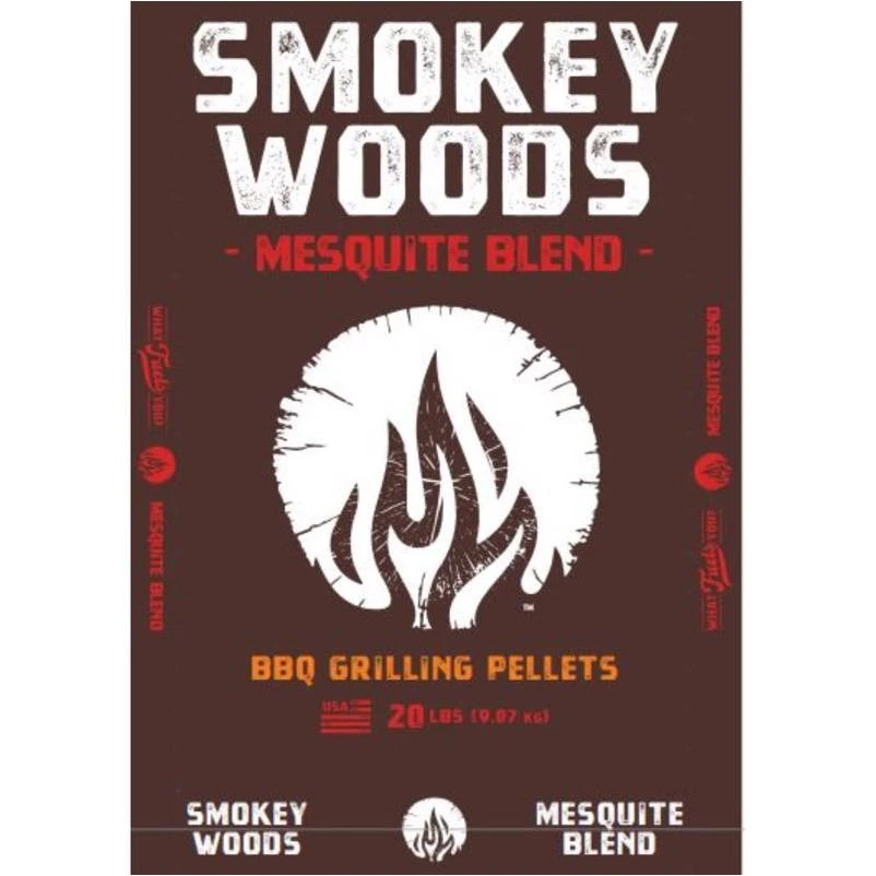 Smokey Woods Hardwood Pellets All Natural Mesquite 20 lb