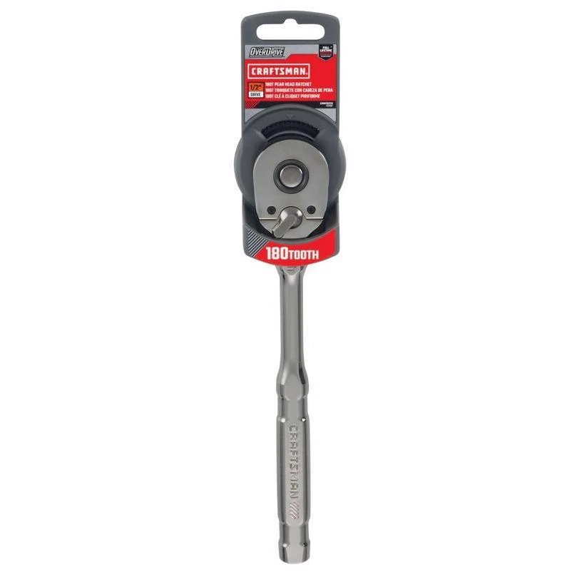 Craftsman Overdrive 1/2 in. drive Pear Head Ratchet 180 teeth