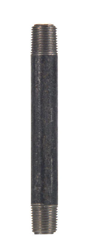 NIPPLE BLACK 3/4" X 7"