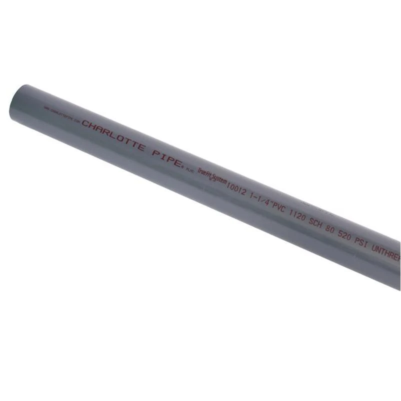 PVC PIPE SCH80 1.25"X20'