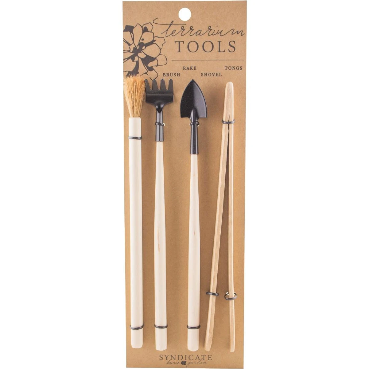 Syndicate Home and Garden Terrarium Tool Kit (4-Piece)