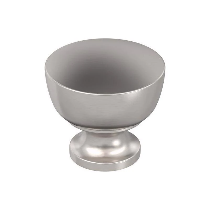 Amerock Chalice 1-1/4 in Satin Nickel Round Cabinet Knob