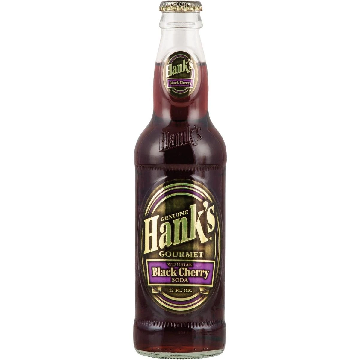 Hank's 12 Oz. Premium Wishniak Black Cherry Soda (4-Pack)