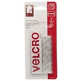 Thin Clear Fasteners, 3.5 x 3/4 In. Strips, 4-Ct.