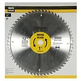 Precision Cutoff Circular Saw Blade, 60-Tooth x 12-In.