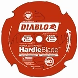 HardieBlade Fiber Cement Saw Blade, 4-Tooth x 7-1/4 In.