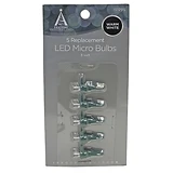Christmas Lights LED Replacement Bulb, Micro, Warm White, 5-Pk.