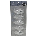 Christmas Lights LED Replacement Bulb, C9, Cool White, 5-Pk.