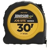 Job Site Power Tape Measure, Nylon-Coated Blade/Rubberized Case, 1-In. x 30-Ft.