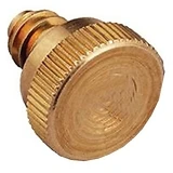 Outdoor Mist Nozzle Plug, Brass, 3-Pk.