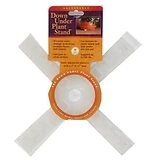 Down Under Plant Stand, Clear, 12-In.
