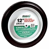 Universal Symmetrical Replacement Lawn Mower Wheel, Steel, 12-In.