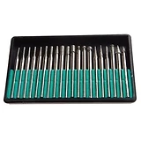 20-Pc. Diamond Point Drill Bit Set, For Glass, Ceramic, Metal