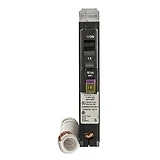QO Single Pole Circuit Breaker, Dual Function, 15-Amp