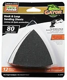 Hook & Loop Sandpaper, 80-Grit, 3-In., 12-Pk.