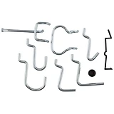 32-Pc. Pegboard Hook Assortment Kit, Zinc Plated