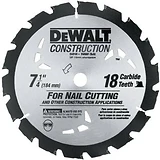 Circular Saw Blade, 18-Tooth x 7-1/4 In.