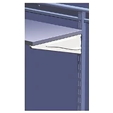 10-In. White Shelf Track Bracket