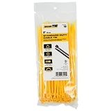 Standard Duty Cable Tie, Yellow, 8-In., 100-Pk.
