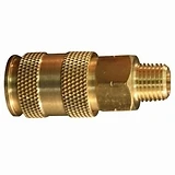Compression Coupler, V-Style, Male, 1/4-In. NPT