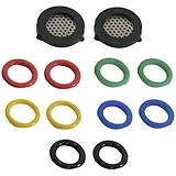 Replacement O-Ring and Filter Kit, 5 O-Ring Sizes (2 of each size) & 2 Filters