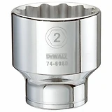 Socket, 12-Point, 3/4 In. Drive, 2 In.