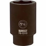 SAE Deep Impact Socket, 6-Point, 3/4 In. Drive, 1-1/2 In.