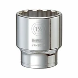 Socket, 12-Point, 3/4 In. Drive, 1-5/8 In.