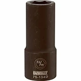 SAE Deep Impact Socket, 6-Point, 3/4 In. Drive, 13/16 In.