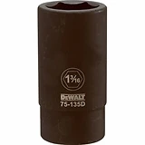 SAE Deep Impact Socket, 6-Point, 3/4 In. Drive, 1-3/16 In.