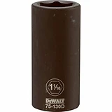SAE Deep Impact Socket, 6-Point, 3/4 In. Drive, 1-1/16 In.
